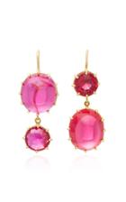 Renee Lewis 18k Gold Ruby Earrings