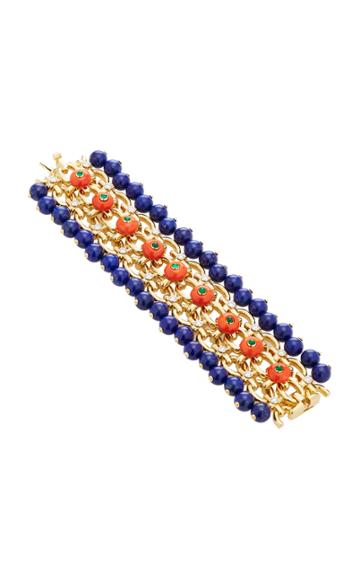 David Webb Couture Brocade Bracelet