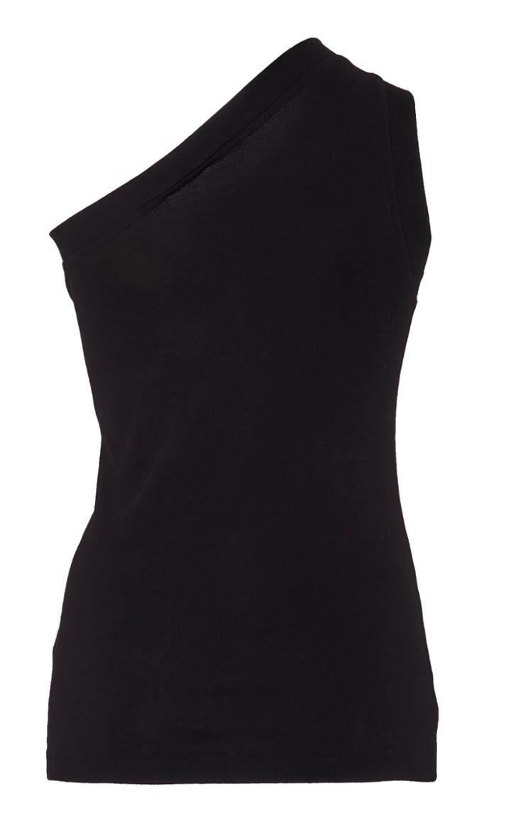 Rosetta Getty One-shoulder Cotton Top