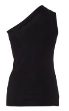 Rosetta Getty One-shoulder Cotton Top