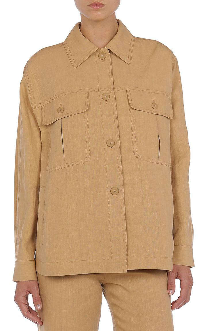 Moda Operandi Alberta Ferretti Linen Button-down Shirt