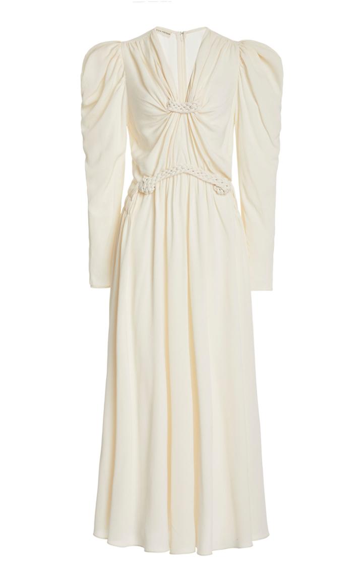 Moda Operandi Ulla Johnson Esme Puffed-sleeve Crepe Dress