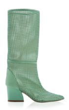 Tibi Luca Perforated Leather Boots