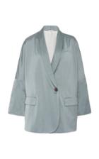 Brunello Cucinelli Oversized Satin Blazer