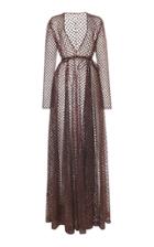 Moda Operandi Valentino Embroidered Silk Gown