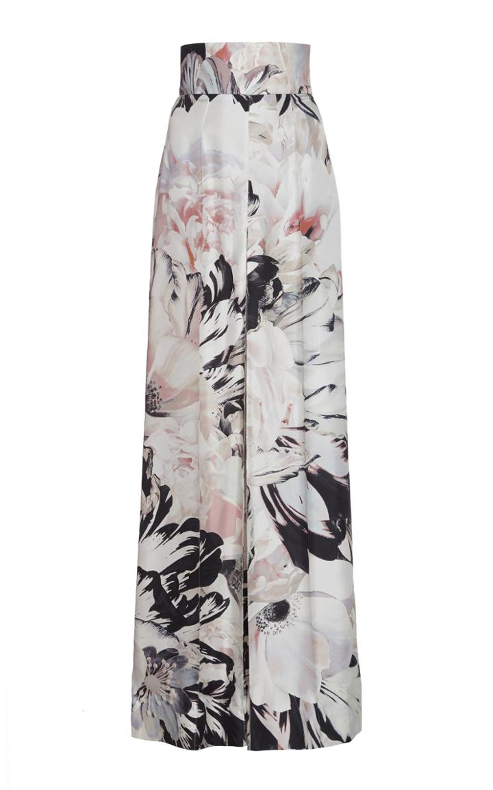 Ralph & Russo Floral Silk Culottes