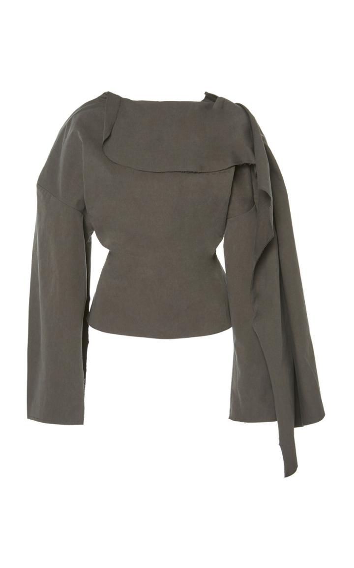 A.w.a.k.e. Backless Volume Cotton Top