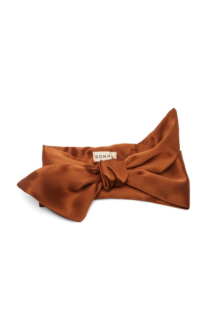 Donni. Poppy Knotted Silk Headband