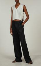 Moda Operandi La Collection Phoebe Linen-blend Wide Leg Trousers