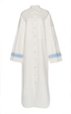 Jil Sander Cotton-blend Maxi Shirt Dress