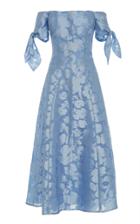 Lela Rose Off The Shoulder Bow Sleeve Dress