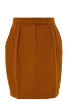 Max Mara Arak Pleated Camel Skirt