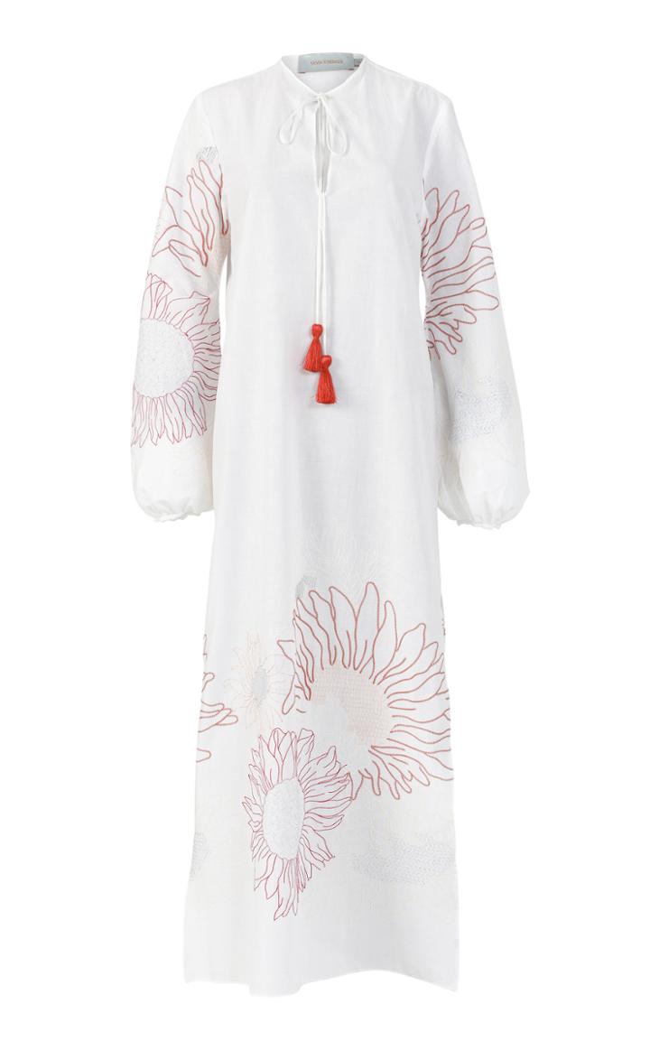 Moda Operandi Silvia Tcherassi Mayfair Embroidered Silk Tunic