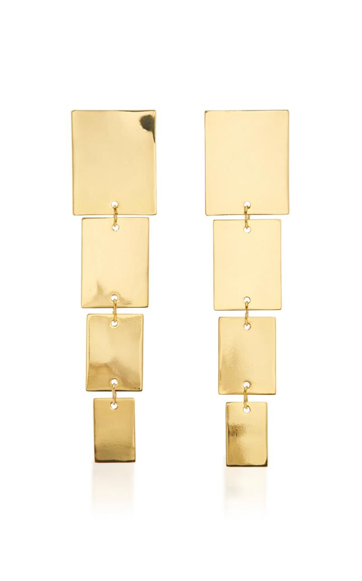 Cult Gaia Metal Flo Gold-tone Earrings