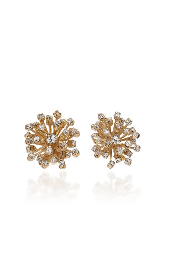 Rosantica Arcadia Crystal-embellished Gold-tone Earrings