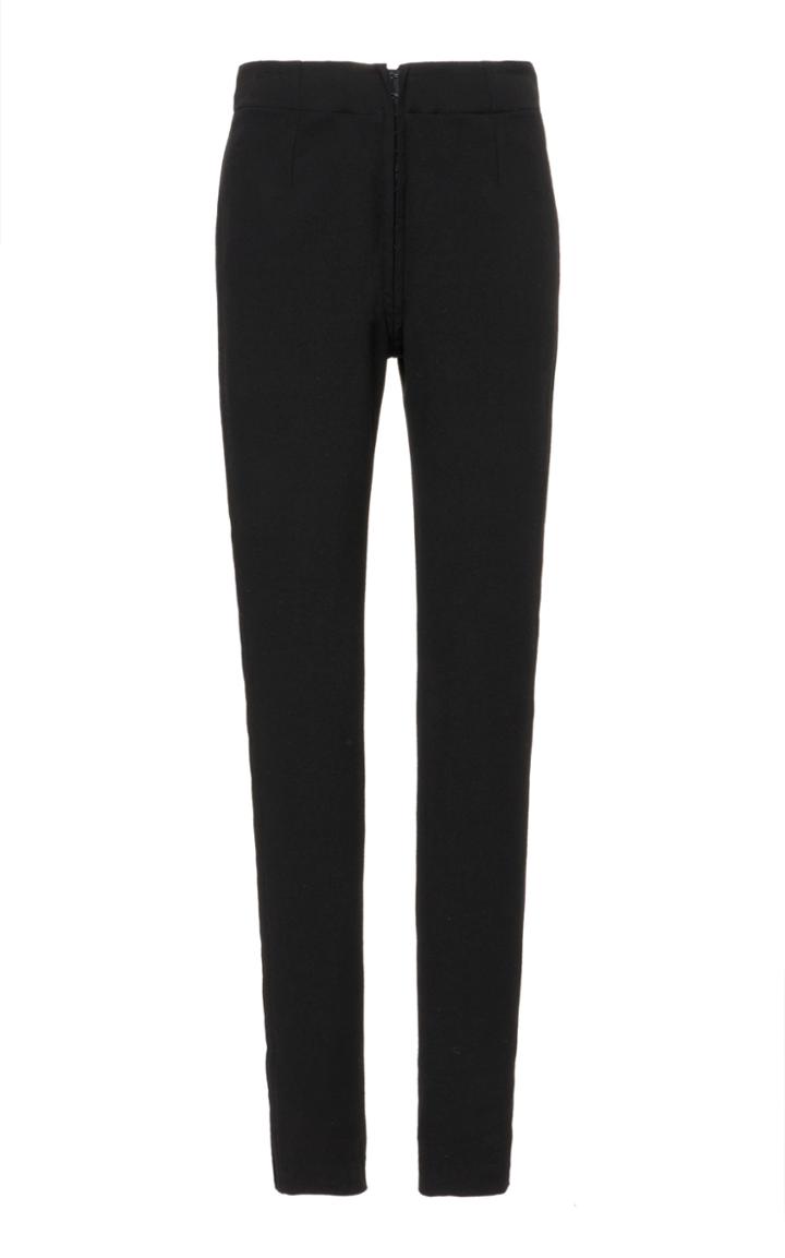 Moda Operandi Ann Demeulemeester Stretch-crepe Zip Leggings
