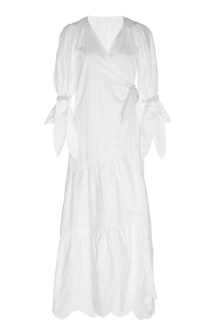 Sir The Label Delilah Scalloped Wrap Maxi Dress