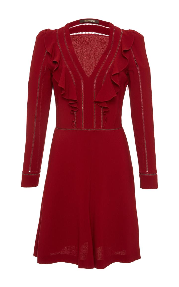 Roberto Cavalli Ruffled Mini Dress