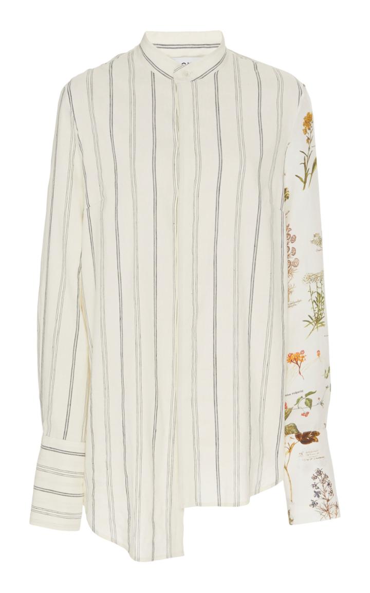 Moda Operandi Monse Multi-print Crepe Top Size: 0