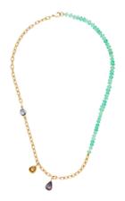 Objet-a Blue Hour 18k Gold, Sapphire And Emerald Necklace