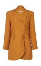 Matriel Long Button Blazer