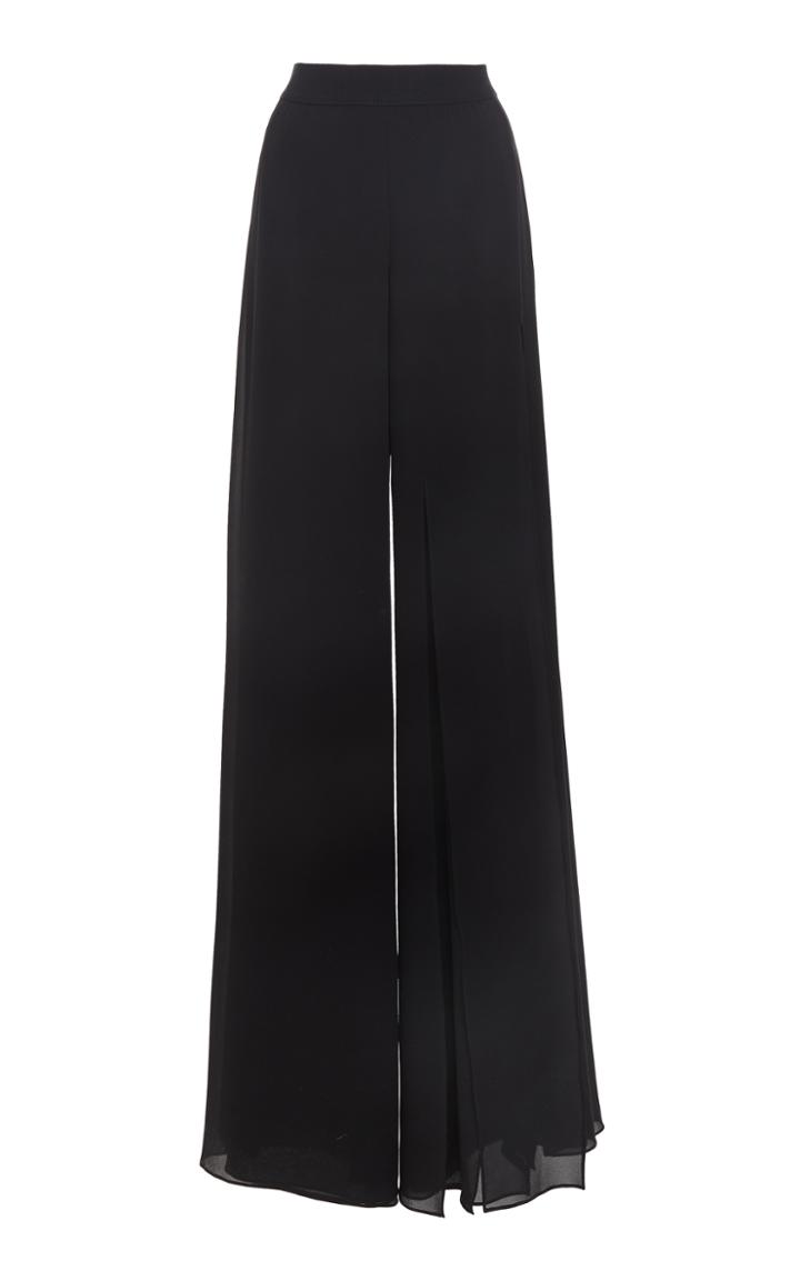 Akris Silk Georgette Layered Pant