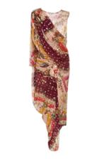 Etro Paisley Sari Silk-blend Dress