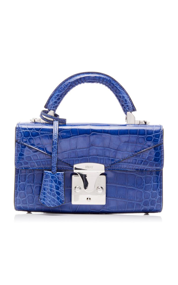Stalvey M'o Exclusive Top Handle 2.0 Alligator Shoulder Bag