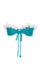 Helen Rdel Calyx Strapless Crocheted Bikini Top