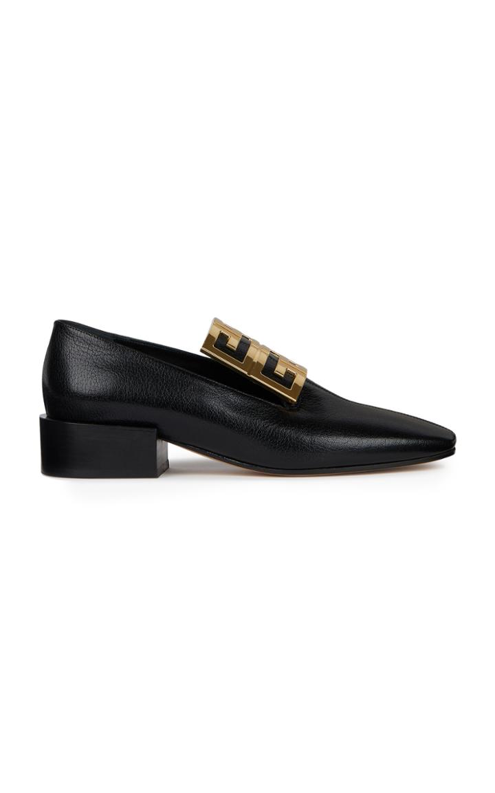 Givenchy 4g Embellished Leather Loafers