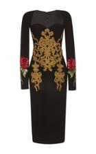 Dolce & Gabbana Long Sleeve Fitted Dress