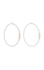 Mizuki 14k Earring Mixed Akoya Extra Large Hoop
