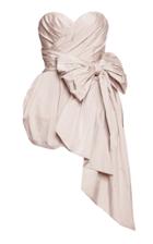 Alexandre Vauthier Strapless Satin Bow Dress
