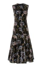 Giambattista Valli Pailette Floral-print Sleeveless Dress