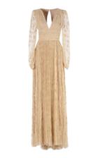 Moda Operandi Maria Lucia Hohan Bianca Embroidered Tulle Gown Size: 34