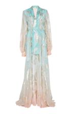 Peter Pilotto Gold Leaf Jacquard Gown