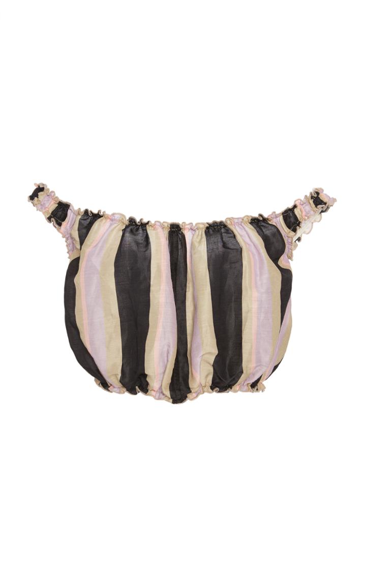 Apiece Apart Shina Shirred Off Shoulder Top