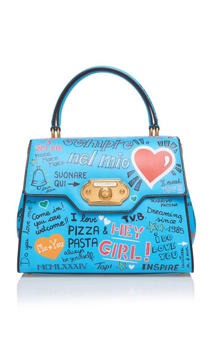 Dolce & Gabbana Large Graffiti Welcome Bag