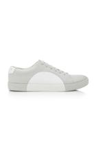 They New York White And Grey Circle Low Sneaker