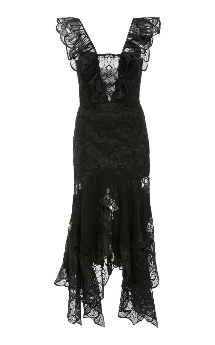 Jonathan Simkhai Dimensional Organza Midi Dress