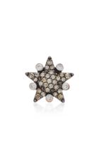 Kismet By Milka Single Eclectic Large Star Rose Gold Stud