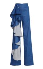Leal Daccarett Francisca High-rise Ruffle Jeans