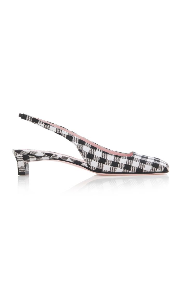 Emilia Wickstead Sabine Gingham Pumps