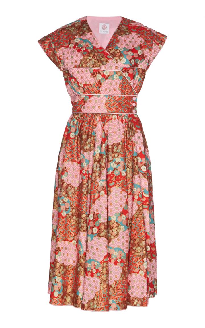 Gl Hrgel Cap Sleeve Wrap Dress