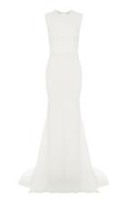 Alex Perry Mae Halter Open Back Gown