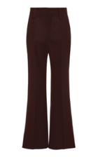 Prada High-rise Wide-leg Mohair Wool Pants