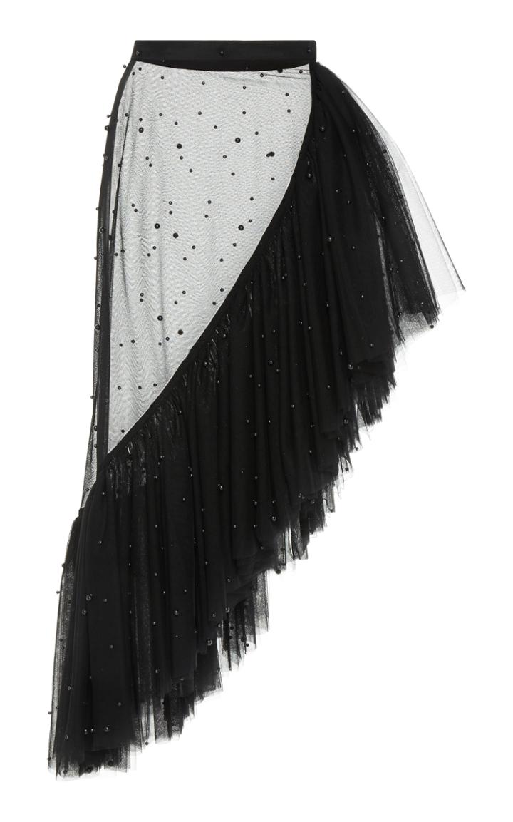 Rodarte Pearl Asymmetrical Ruffle Skirt