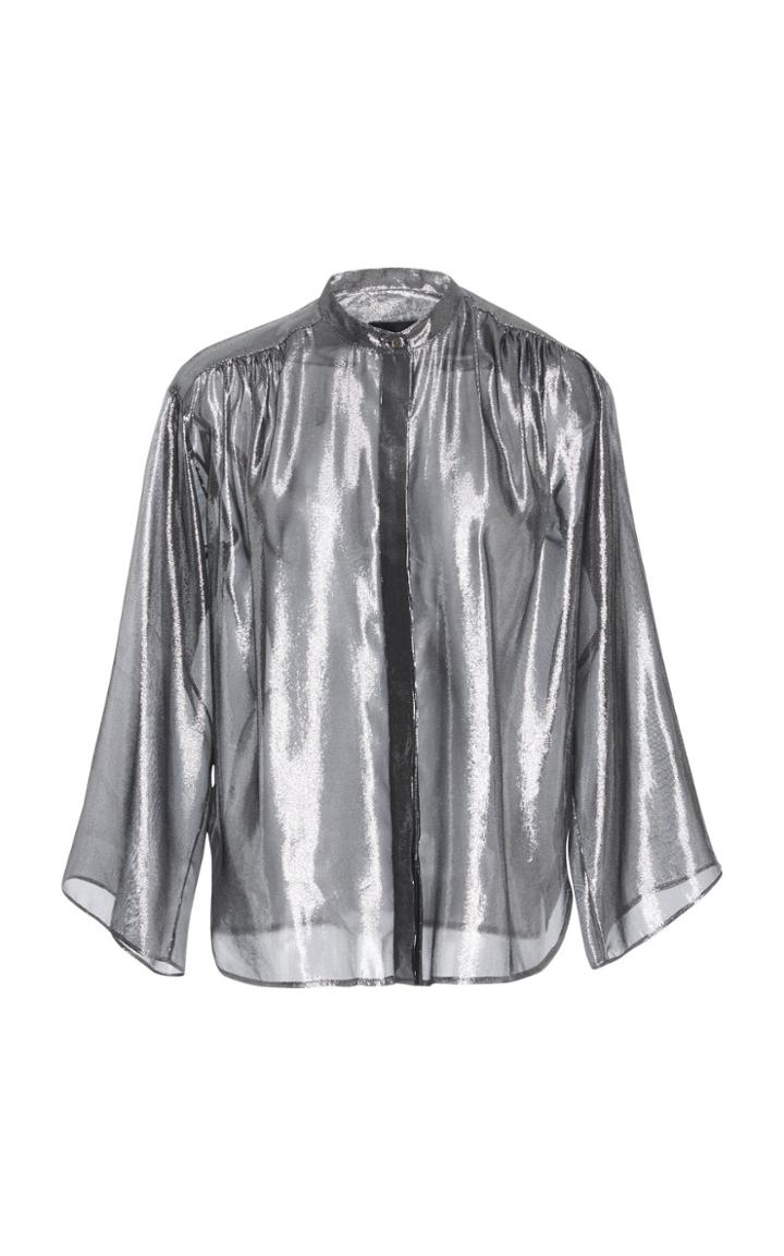 Nili Lotan Marlaina Chiffon Blouse