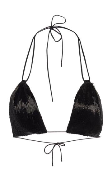 Moda Operandi Tom Ford Bead-embroidered Bikini Top