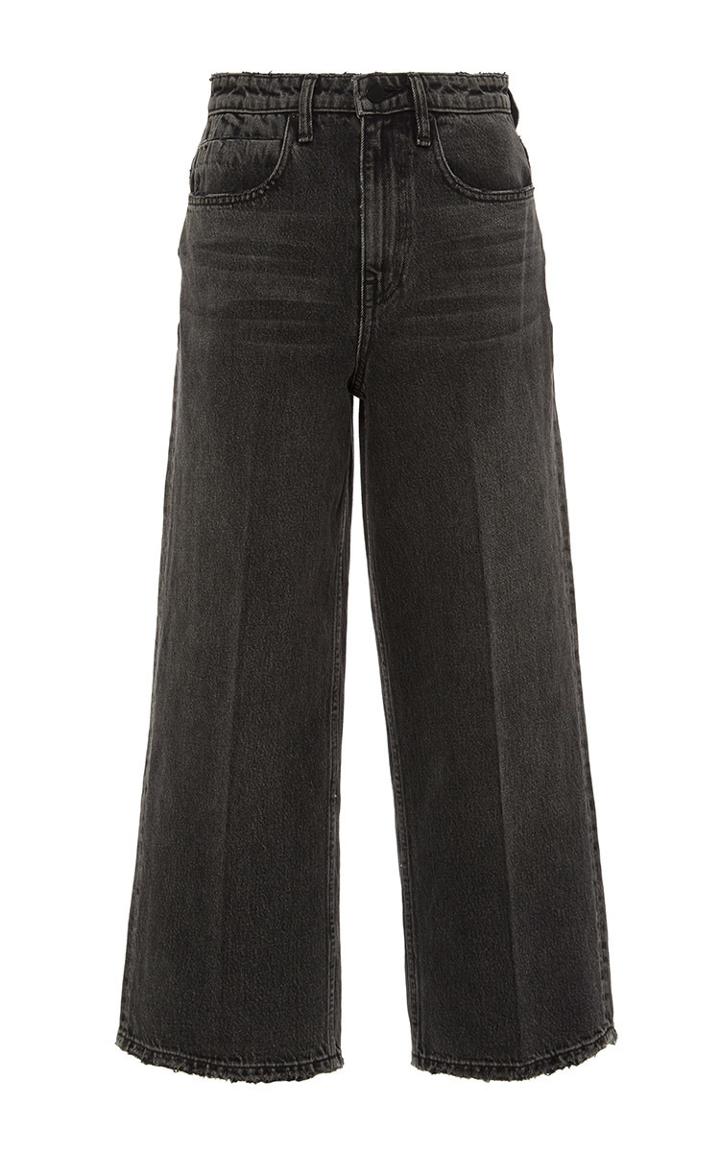 Alexander Wang Drill High Rise Wide Leg Jean